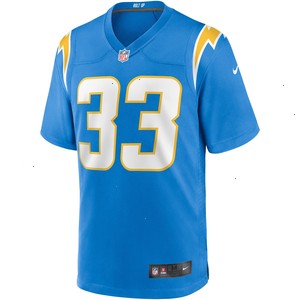 Derwin James Los Angeles Chargers Nike Game Player Jersey - Powder Blue