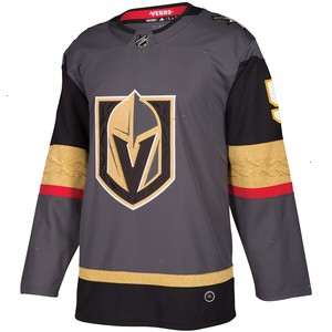 Deryk Engelland Vegas Golden Knights adidas Alternate Authentic Player Jersey - Gray