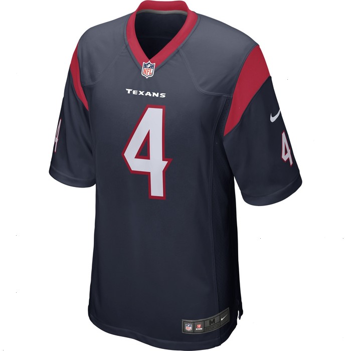 Deshaun Watson Houston Texans Nike Game Jersey - Navy