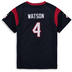 Deshaun Watson Houston Texans Nike Girls Youth Game Jersey - Navy