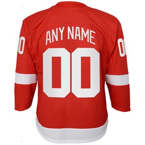 Detroit Red Wings Youth Home Custom Premier Jersey - Red