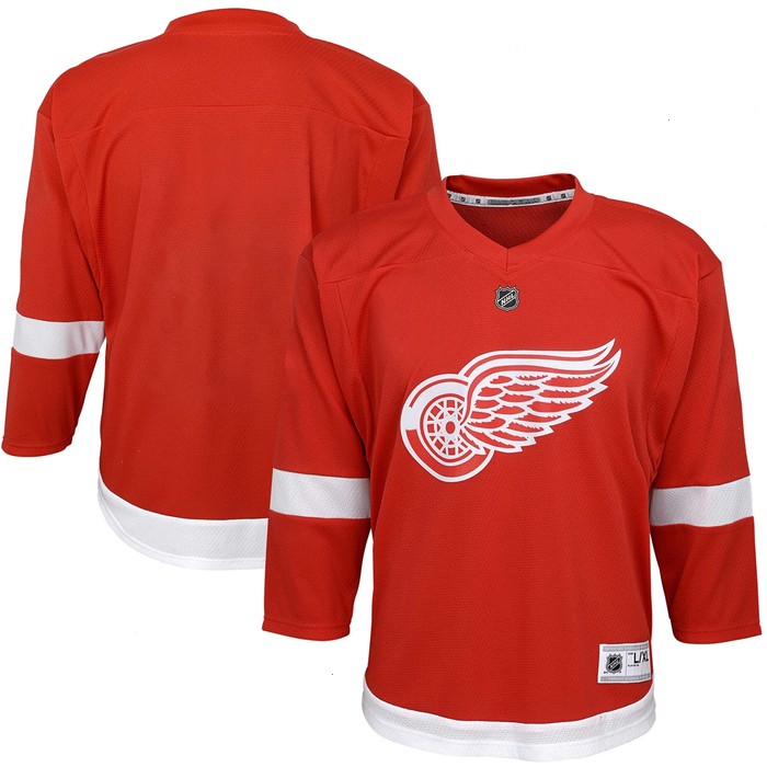 Detroit Red Wings Youth Home Replica Blank Jersey - Red