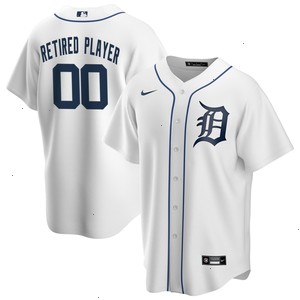 Detroit Tigers Nike Home Pick-A-Player Retired Roster Replica Jersey - White