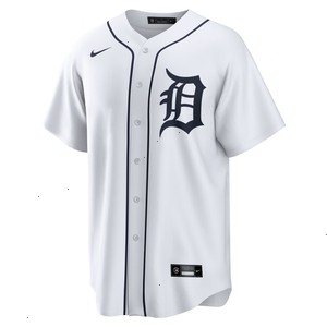 Detroit Tigers Nike Home Replica Team Jersey - White