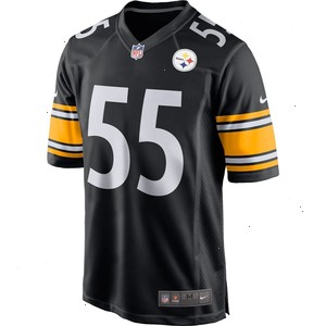 Devin Bush Pittsburgh Steelers Nike Game Player Jersey - Black