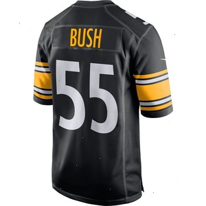 Devin Bush Pittsburgh Steelers Nike Game Player Jersey - Black