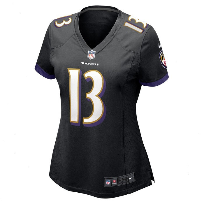 Devin Duvernay Baltimore Ravens Nike Women's Game Player Jersey - Black