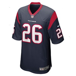 Devin Singletary Houston Texans Nike Team Game Jersey - Navy