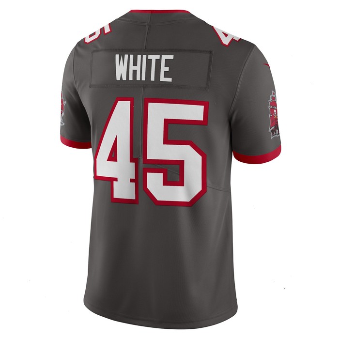 Devin White Tampa Bay Buccaneers Nike Vapor Limited Jersey - Pewter