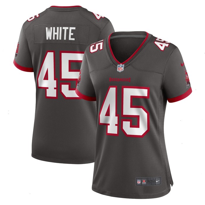 Devin White Tampa Bay Buccaneers Nike Women's Game Jersey - Pewter