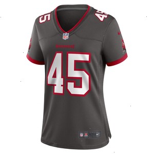 Devin White Tampa Bay Buccaneers Nike Women's Game Jersey - Pewter