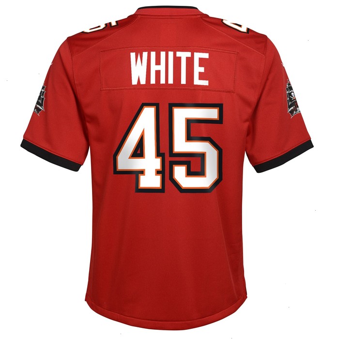 Devin White Tampa Bay Buccaneers Nike Youth Game Jersey - Red