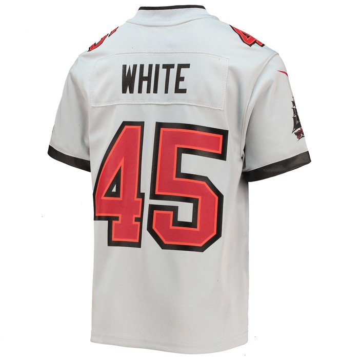 Devin White Tampa Bay Buccaneers Nike Youth Inverted Team Game Jersey - Gray