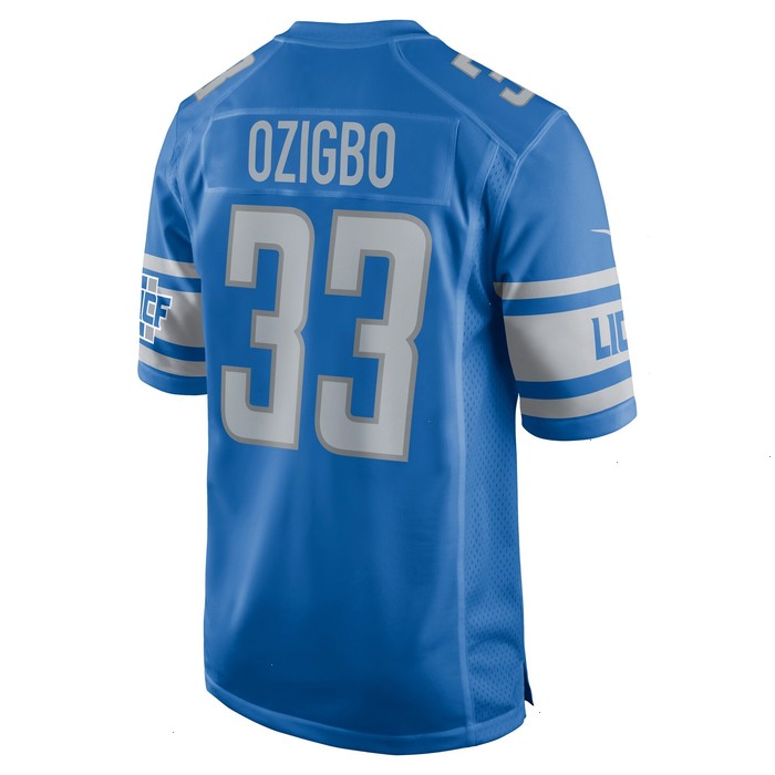 Devine Ozigbo Detroit Lions Nike Game Jersey - Blue