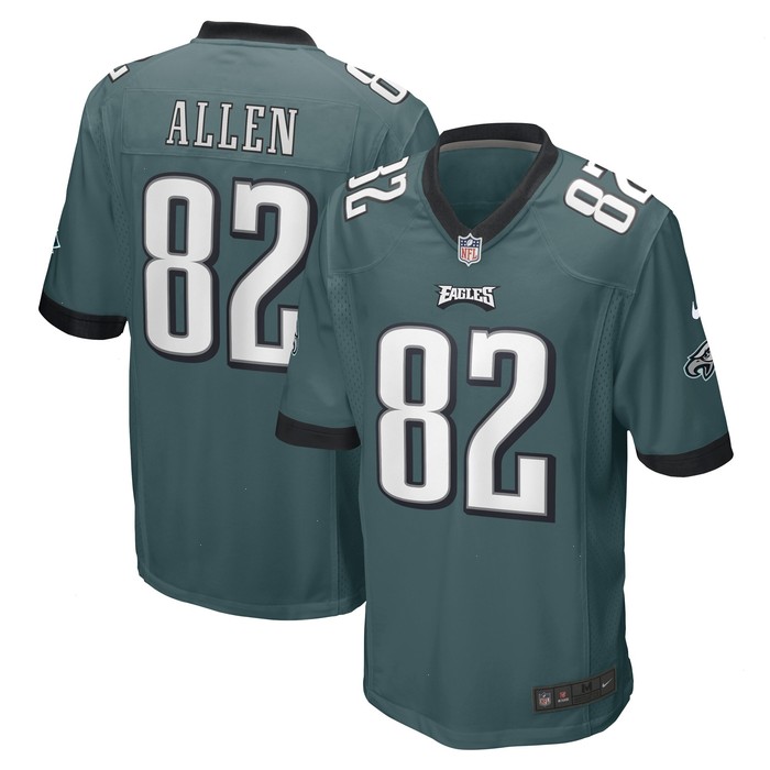 Devon Allen Philadelphia Eagles Nike Game Player Jersey - Midnight Green