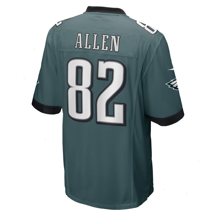 Devon Allen Philadelphia Eagles Nike Game Player Jersey - Midnight Green