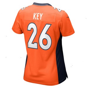 Devon Key Denver Broncos Nike Women's Team Game Jersey - Orange