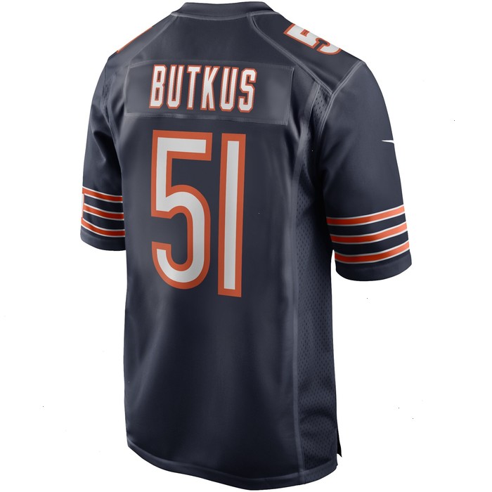 Dick Butkus Chicago Bears Nike Game Retired Player Jersey - Navy