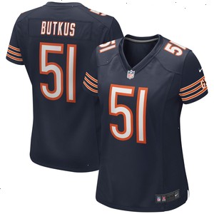 Dick Butkus Chicago Bears Nike Women's Game Retired Player Jersey - Navy