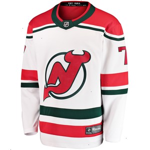 Dougie Hamilton New Jersey Devils Fanatics Branded 2022/23 Heritage Premier Breakaway Jersey - White