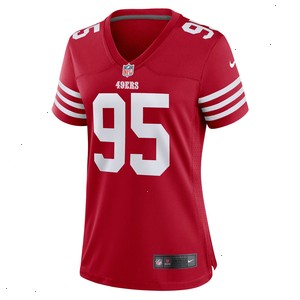 Drake Jackson San Francisco 49ers Nike Women's Game Player Jersey - Scarlet