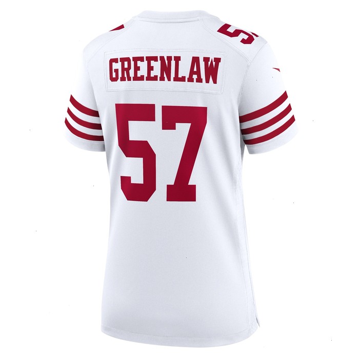 Dre Greenlaw San Francisco 49ers Nike Women's Team Game Jersey - White