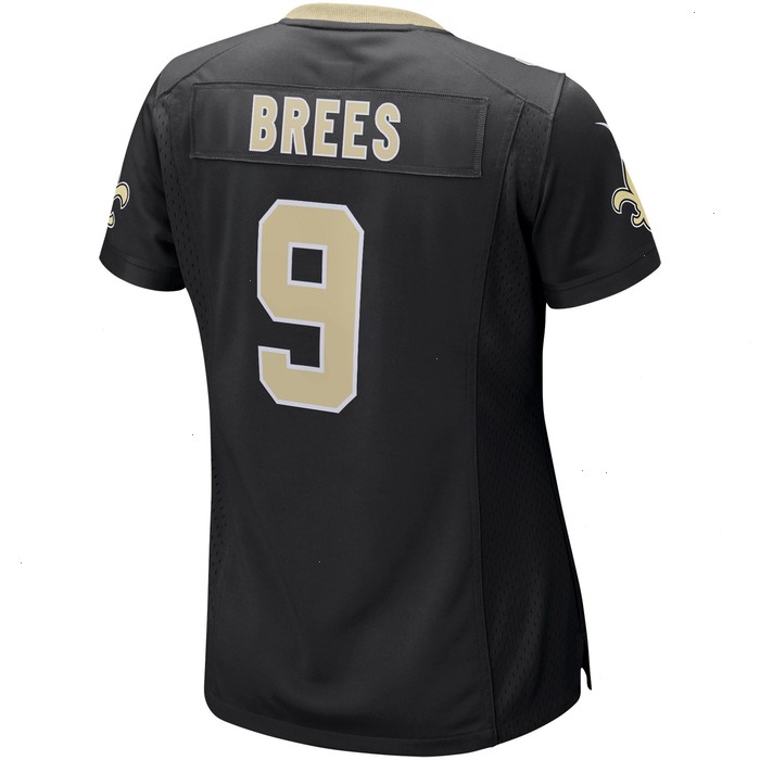 Drew Brees New Orleans Saints Nike Women's Game Player Jersey - Black