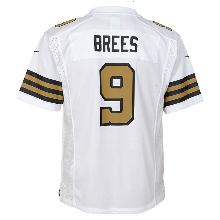 Drew Brees New Orleans Saints Nike Youth Color Rush Game Jersey - White