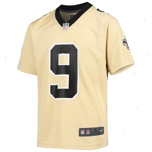 Drew Brees New Orleans Saints Nike Youth Inverted Game Jersey - Gold