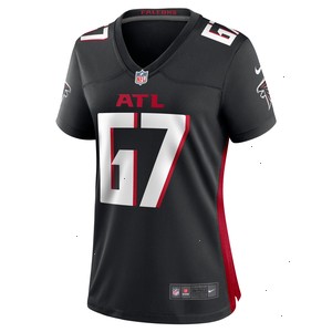 Drew Dalman Atlanta Falcons Nike Women's Game Jersey - Black