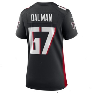 Drew Dalman Atlanta Falcons Nike Women's Game Jersey - Black