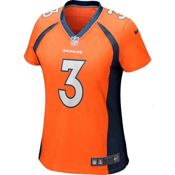 Drew Lock Denver Broncos Nike Women's Game Player Jersey - Orange