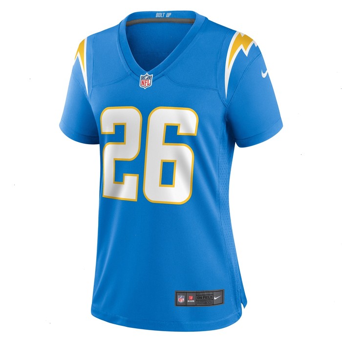 Duke Shelley Los Angeles Chargers Nike Women's Team Game Jersey - Powder Blue