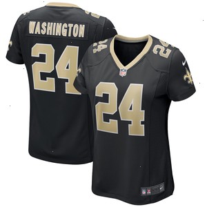 Dwayne Washington New Orleans Saints Nike Women's Player Game Jersey - Black