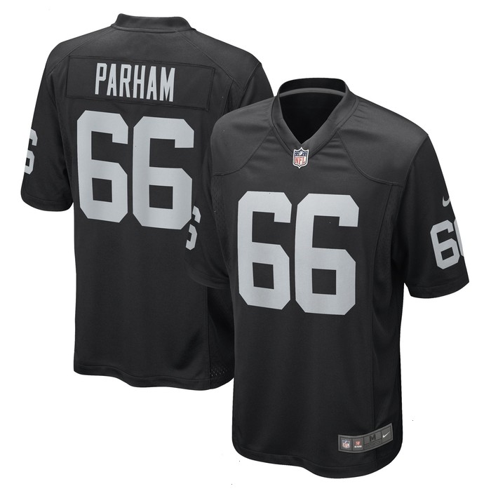 Dylan Parham Las Vegas Raiders Nike Game Player Jersey - Black