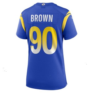 Earnest Brown IV Los Angeles Rams Nike Women's Team Game Jersey - Royal