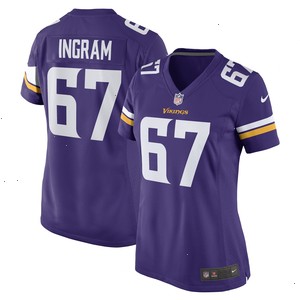 Ed Ingram Minnesota Vikings Nike Women's Game Player Jersey - Purple