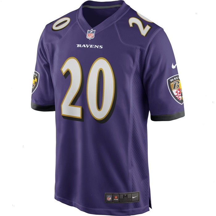 Ed Reed Baltimore Ravens Nike Game Retired Player Jersey - Purple