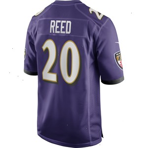 Ed Reed Baltimore Ravens Nike Game Retired Player Jersey - Purple