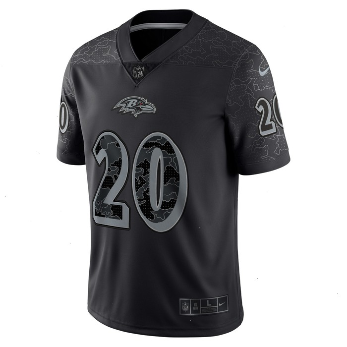 Ed Reed Baltimore Ravens Nike Retired Player RFLCTV Limited Jersey - Black