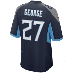 Eddie George Tennessee Titans Nike Game Retired Player Jersey - Navy