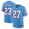 Eddie George Tennessee Titans Nike Oilers Throwback Retired Player Game Jersey - Light Blue