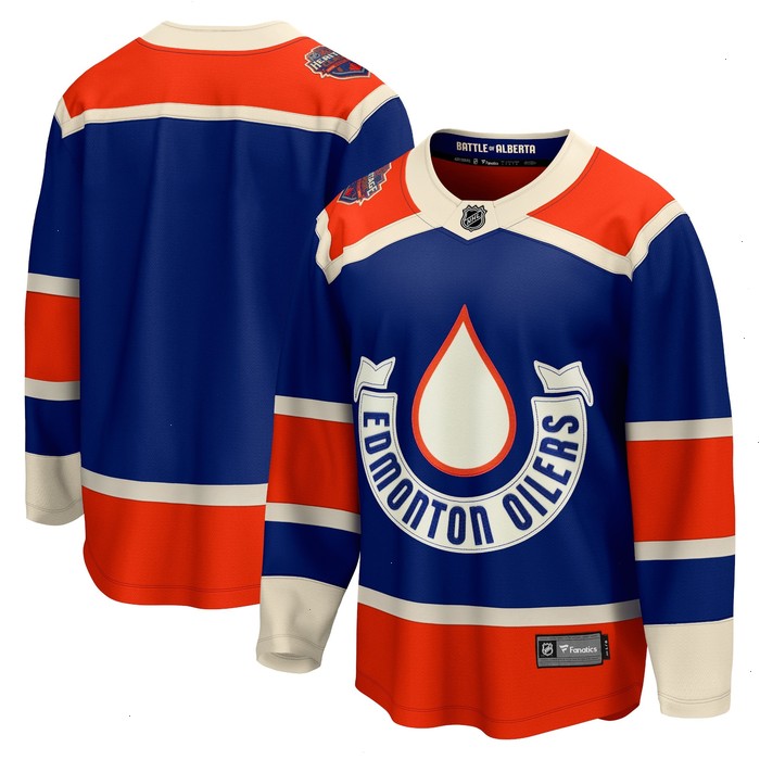 Edmonton Oilers Fanatics Branded 2023 NHL Heritage Classic Premier Breakaway Jersey – Royal