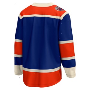  Edmonton Oilers Fanatics Branded 2023 NHL Heritage Classic Premier Breakaway Jersey – Royal