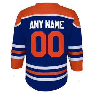  Edmonton Oilers Outerstuff Infant Home Replica Custom Jersey - Royal