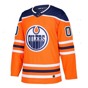 Edmonton Oilers adidas Authentic Custom Jersey - Orange