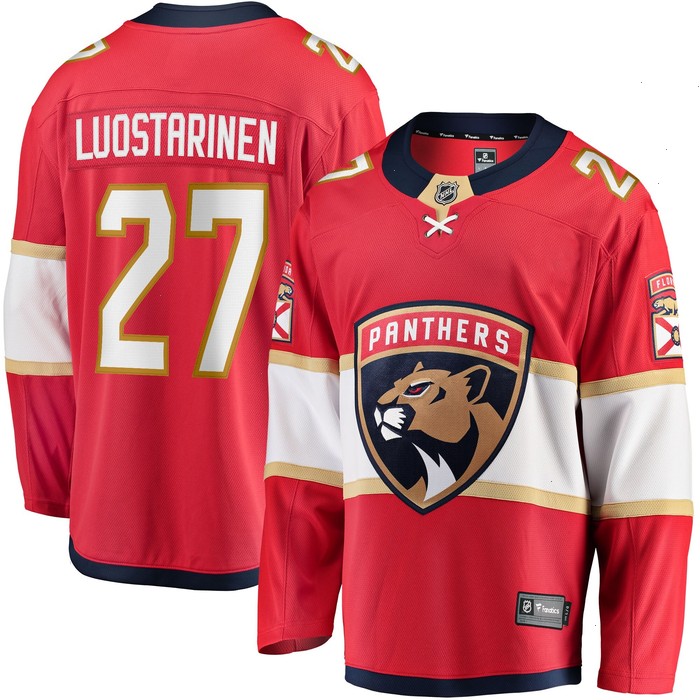 Eetu Luostarinen Florida Panthers Fanatics Branded Home Breakaway Player Jersey - Red