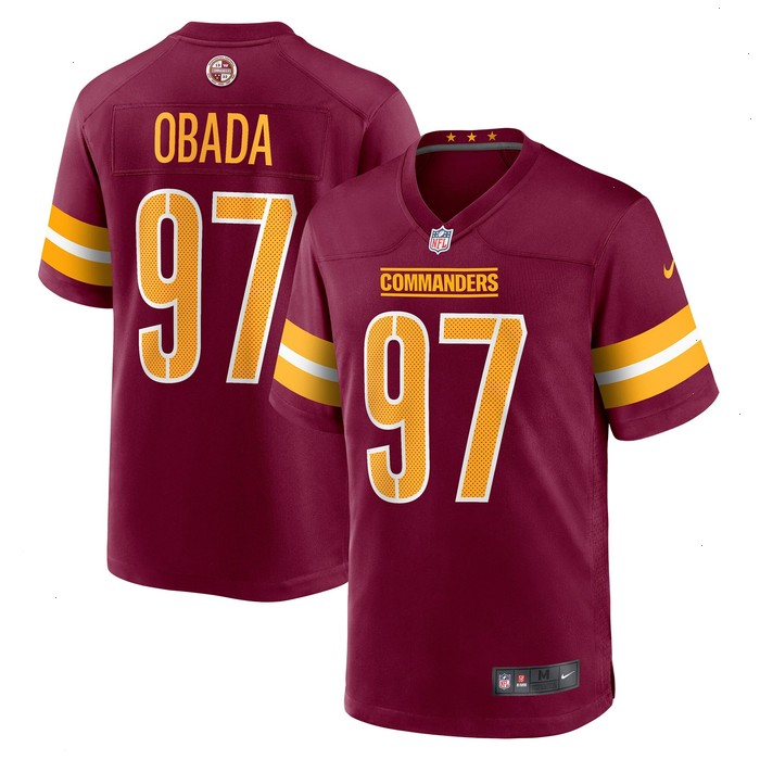 Efe Obada Washington Commanders Nike Game Jersey - Burgundy