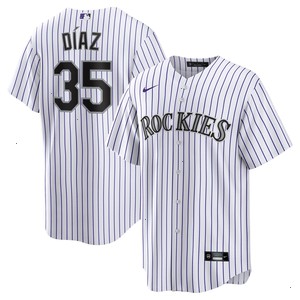 Elias Díaz Colorado Rockies Nike Home Replica Player Jersey - White