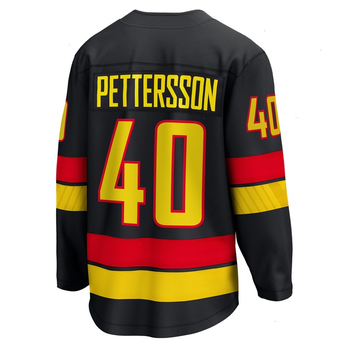 Elias Pettersson Vancouver Canucks Fanatics Branded Alternate - 2022/23 Premier Breakaway Player Jersey - Black